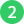 an green circle with a number