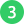 an green circle with a number