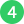 an green circle with a number