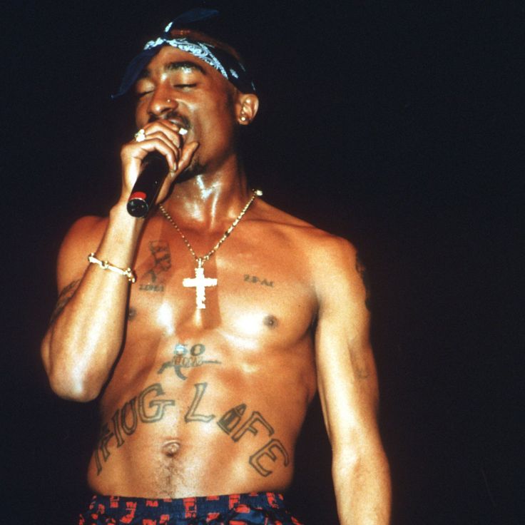 Picture of a 2pac on stage