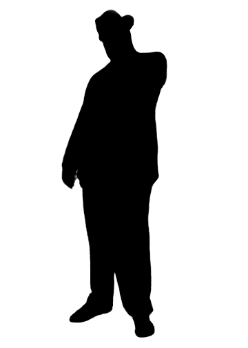 Picture of a Notorious B.I.G. silhouette